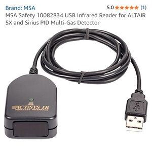 Black USB Infrared Reader for ALTAIR 5X and Sirius PID